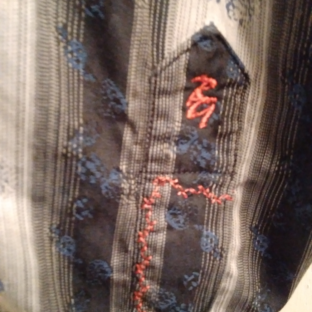 ROBert Graham L/S button up shirt Embroidered Flip cuff & sleeve placket… - Picture 4 of 16